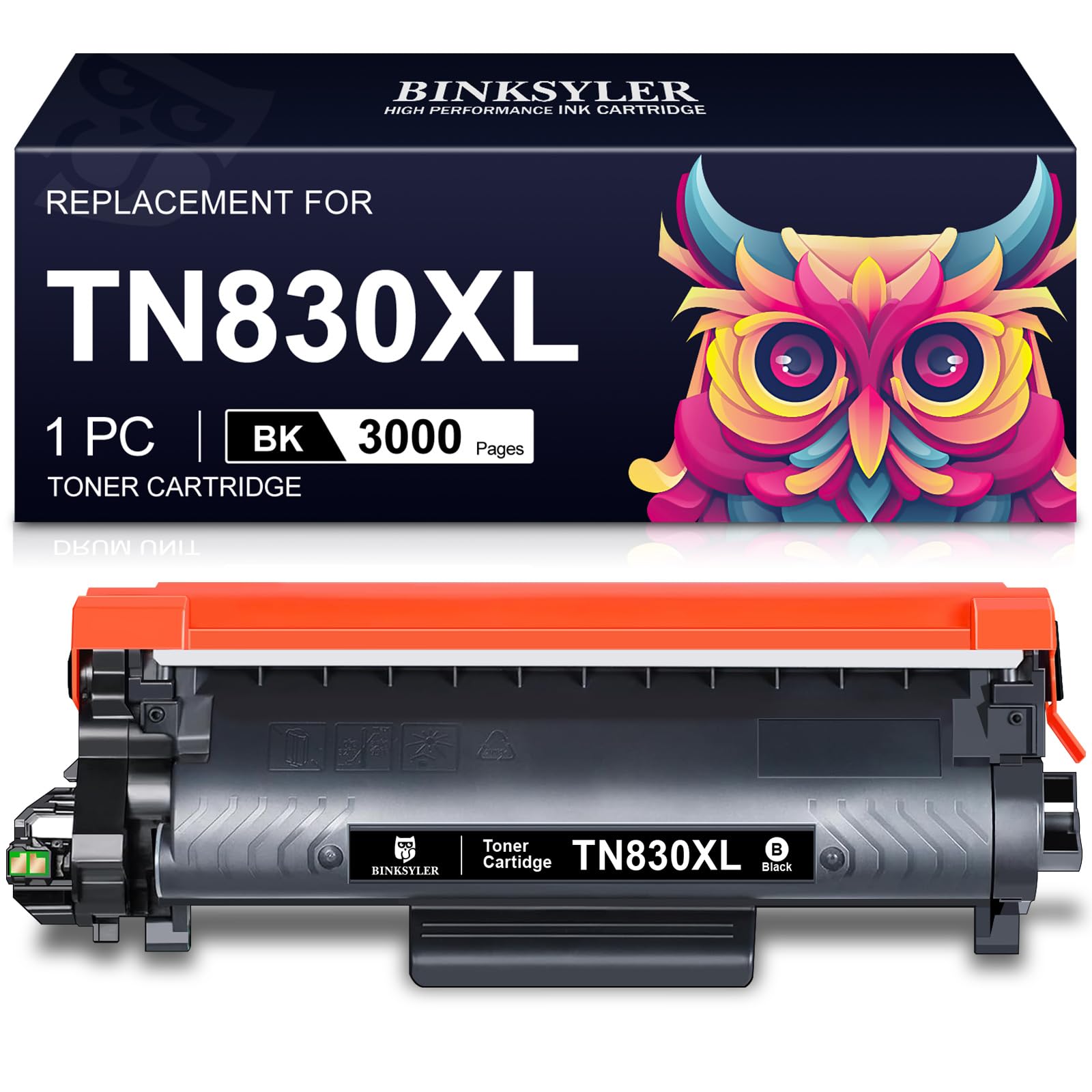 Amazon.com: BINKSYLER TN830XL TN830 Toner Cartridge High Yield